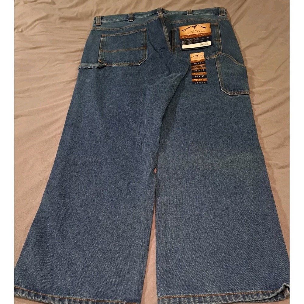Blue Mountain Jeans Men 38x32 5-Pocket Relaxed‎ Fit Denim NWT Normcore Western